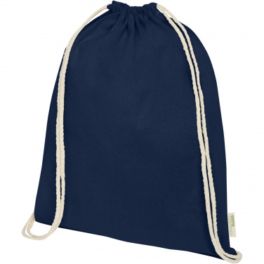 Logo trade liikelahja mainoslahja tuotekuva: Orissa 100 g/m² organic cotton drawstring bag 5L