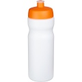 Baseline® Plus 650 ml -urheilujuomapullo, Valkoinen/oranssi