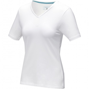 Logo trade mainoslahja kuva: Kawartha short sleeve women's organic V-neck t-shirt