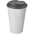 Americano® 350 ml muki, läikyttämätön kansi , Valkoinen/harmaa