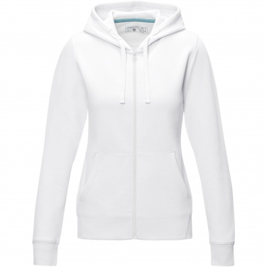 Logotrade liikelahja tuotekuva: Ruby women’s organic recycled full zip hoodie