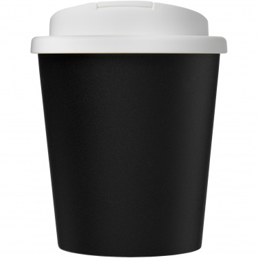 Logo trade mainoslahja ja liikelahja tuotekuva: Americano® Espresso Eco 250 ml kahvimuki kierrätetystä materiaalista. Läikkymätön kansi.