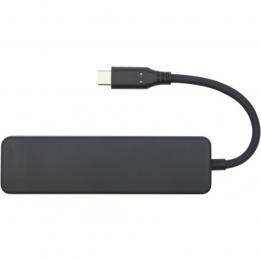 Logo trade mainostuote kuva: Loop RCS -kierrätetystä muovista valmistettu multimediasovitin USB 2.0–3.0 HDMI -liitännällä