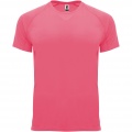 Bahrain lasten lyhythihainen urheilu-t-paita, Fluor Lady Pink