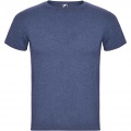 Fox lyhythihainen t-paita miehille, Heather Denim Blue