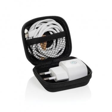 Logotrade liikelahja mainoslahja kuva: Boost RCS kierrätetty PET 20W USB-C 2 kpl lataussetti