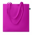 Puuvillakassi Fairtrade 140g, fuksia