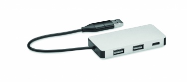 Logotrade mainoslahja ja liikelahja kuva: 3 portin USB-keskitin