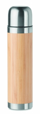 Logotrade mainostuote tuotekuva: Bambu termospullo 400ml CHAN BAMBOO