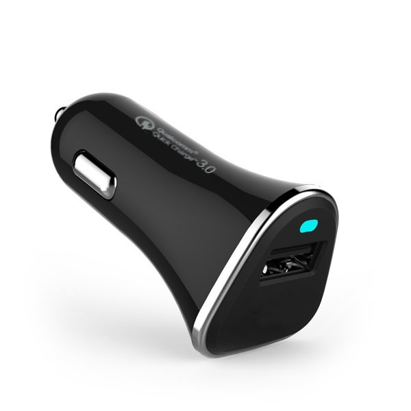 Logotrade mainoslahja tuotekuva: Autolaturi (Qualcomm Quick Charge 3.0)