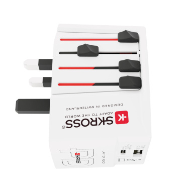 Logotrade mainostuote tuotekuva: SKROSS World Travel adapteri MUV 65W PD USB C -kaapelilla