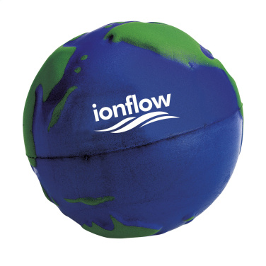 Logotrade mainoslahjat kuva: StressGlobe Ø 6,5 cm stressipallo