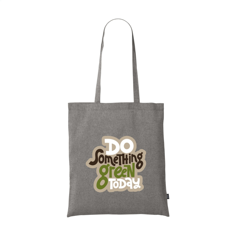 Logo trade mainoslahjat tuotekuva: GRS kierrätetty puuvilla Shopper (180 g/m²) pussi