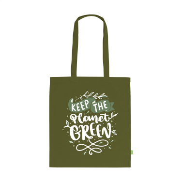 Logo trade liikelahja kuva: Organic Cotton Shopper (140 g/m²) pussi