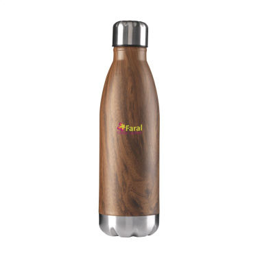 Logo trade mainoslahja ja liikelahja tuotekuva: Topflask Wood 500 ml juomapullo