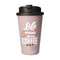 Eco Coffee Mug Premium Deluxe 350 ml kahvikuppi, lila