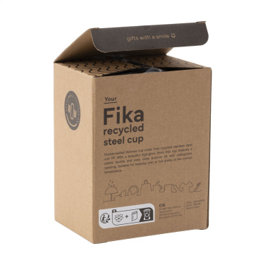 Logotrade liikelahja mainoslahja kuva: Fika RCS Recycled Steel Cup 400 ml lämpökuppi