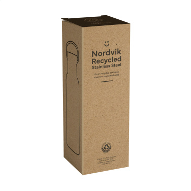 Logotrade liikelahja tuotekuva: Nordvik RCS Recycled Steel 500 ml juomapullo