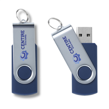 Logotrade mainostuote tuotekuva: USB Twist varastosta 4 Gt