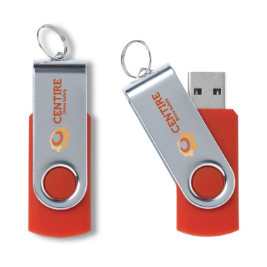 Logotrade mainostuote tuotekuva: USB Twist varastosta 16 Gt