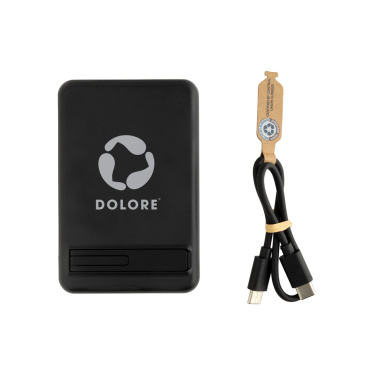 Logo trade mainoslahjat tuotekuva: Zen RCS 5000 mah 5W magneettinen bambu virtalähde