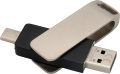 Metallinen USB-tikku, monivärinen