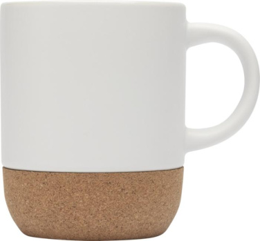 Logotrade liikelahja mainoslahja kuva: Billie 300 ml:n keraaminen muki korkkiyksityiskohdilla ja mattapinnalla