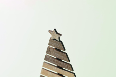 Logo trade liikelahja kuva: Puinen joulukuusi