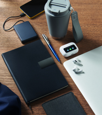 Logo trade liikelahja kuva: A5 muistikirja pehmeä PU