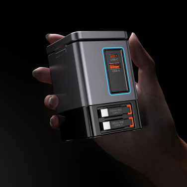 Logotrade liikelahja tuotekuva: Urban Vitamin Sacramento 105WGAN -laturi, kaapelit