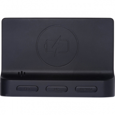 Logotrade mainoslahja tuotekuva: Herätyskello ja langaton laturi ADELAIDE