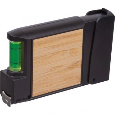 Logo trade mainoslahjat tuotekuva: 3 metrin mittanauha ja vatupassi HALIFAX