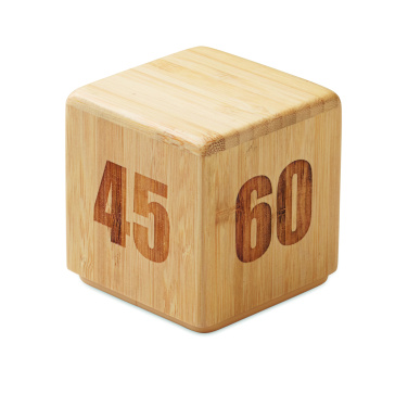 Logo trade mainostuote kuva: Bambu twist ajastin