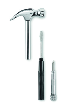 Logo trade mainoslahja ja liikelahja tuotekuva: Vasara/ruuvimeisseli