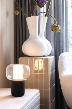 Logotrade mainoslahja tuotekuva: Lux RCS -kierrätysmuovinen 10W kaiutinvalaisin