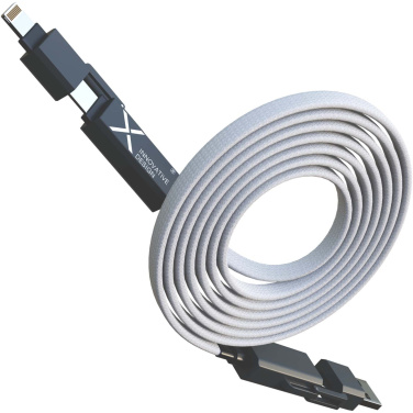 Logotrade liikelahjat mainoslahjat tuotekuva: SCX.design C58 60 W:n magneettinen litteä latauskaapeli
