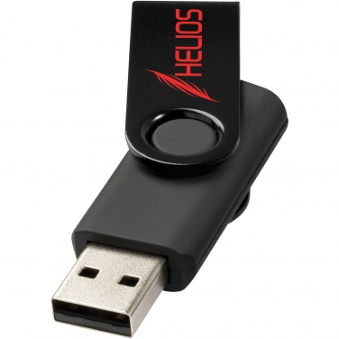 Logotrade verslo dovanos nuotrauka: Sukamoji metalinė 4 GB USB atmintinė