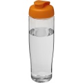 H2O Active® Tempo 700 ml sportinis buteliukas su atverčiamu dangteliu, Skaidrus / oranžinis