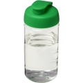 H2O Active® Bop 500 ml sportinis buteliukas su atverčiamu dangteliu, Skaidrus / žalias