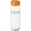 H2O Active® Vibe 850 ml vandens butelis su užsukamu dangteliu, Skaidrus / oranžinis