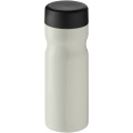 H2O Active® Eco Base 650 ml vandens butelis su užsukamu dangteliu, Dramblio kaulo balta / vientisa juoda