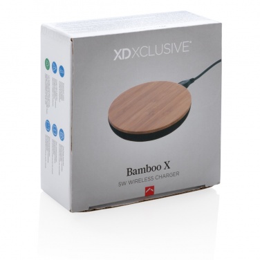 Logotrade reklaminės dovanos nuotrauka: Bamboo X 5W belaidis įkroviklis