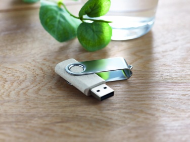 Logotrade dovana nuotrauka: Kviečių šiaudeliai PP 50/50 USB 16GB