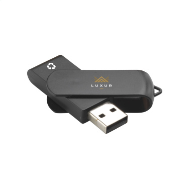 Logotrade reklaminės dovanos nuotrauka: USB Twist Recycle 16 GB