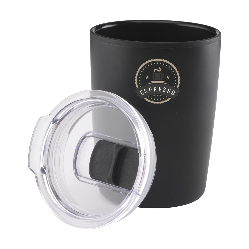 Logotrade verslo dovanos nuotrauka: Espresso-to-Go puodelis RCS perdirbto plieno 170 ml