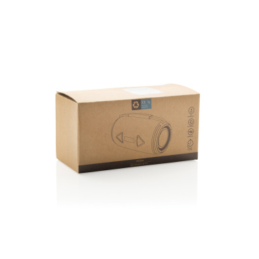 Logotrade dovana nuotrauka: „Prisma RCS“ perdirbto plastiko IPX 4 vandeniui atsparus 16 W garsiakalbis