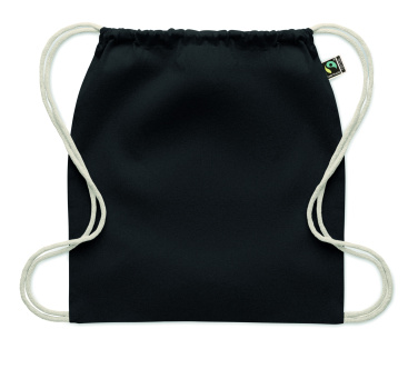 Logotrade dovana nuotrauka: Raišteliu užtraukiamas maišelis „Fairtrade“, 180 g