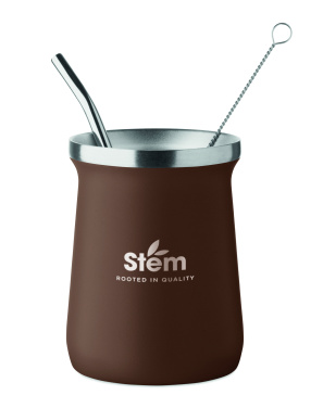 Logotrade dovana nuotrauka: Yerba mate arbatos puodelis