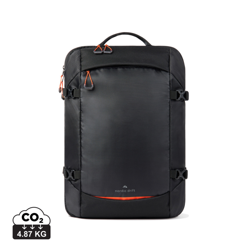 Logotrade reklaminės dovanos nuotrauka: Nordic Drift RCS kelioninė kuprinė 25L