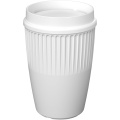 Cirrus POP 350 ml stiklinė su 360° dangteliu, Balta